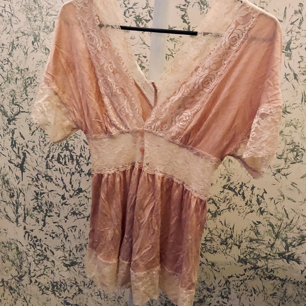 Low cut beautiful blouse